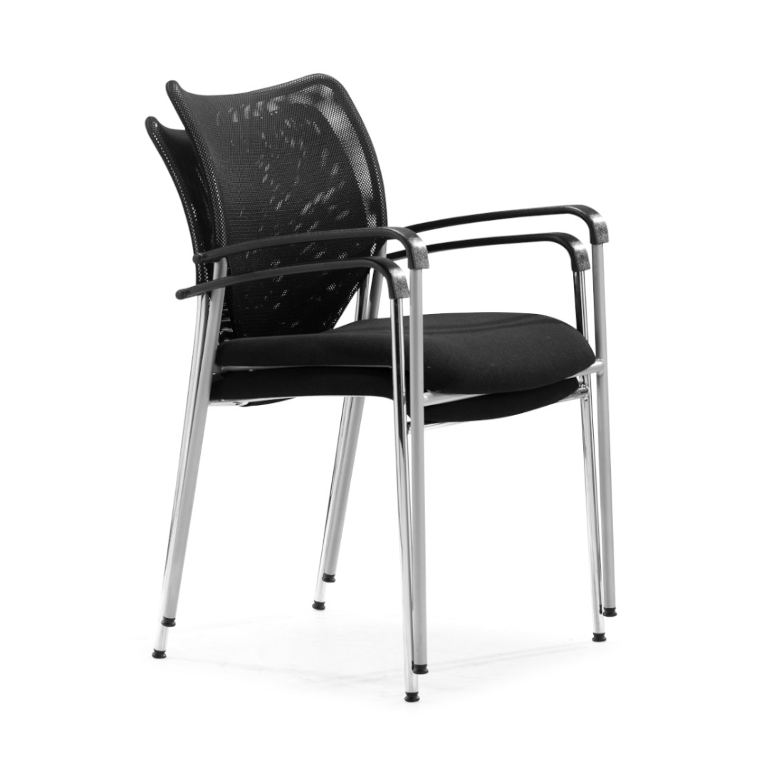 Chaise De R union Empilable 829 Avec Accoudoirs Burostock
