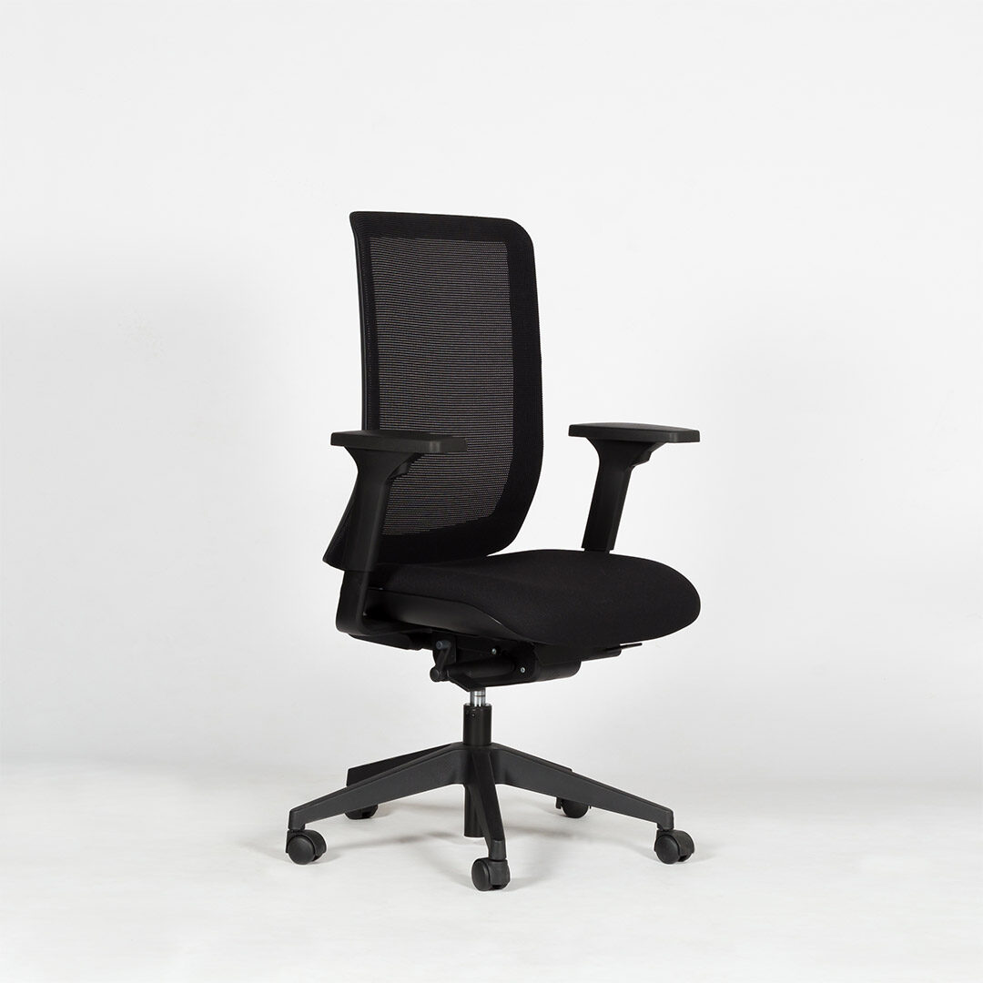 Chaise de bureau ergonomique WI-MAX coloris noir