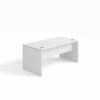 Bureau individuel ZETA avec voile de fond blanc