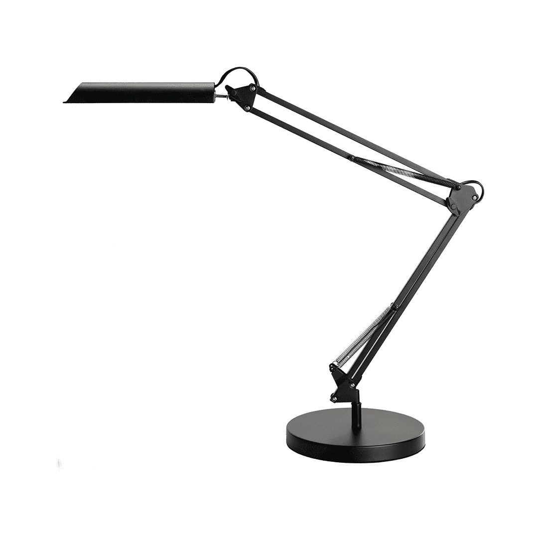 Lampe bureau noire LED tactile avec variateur. Lampe Avenue