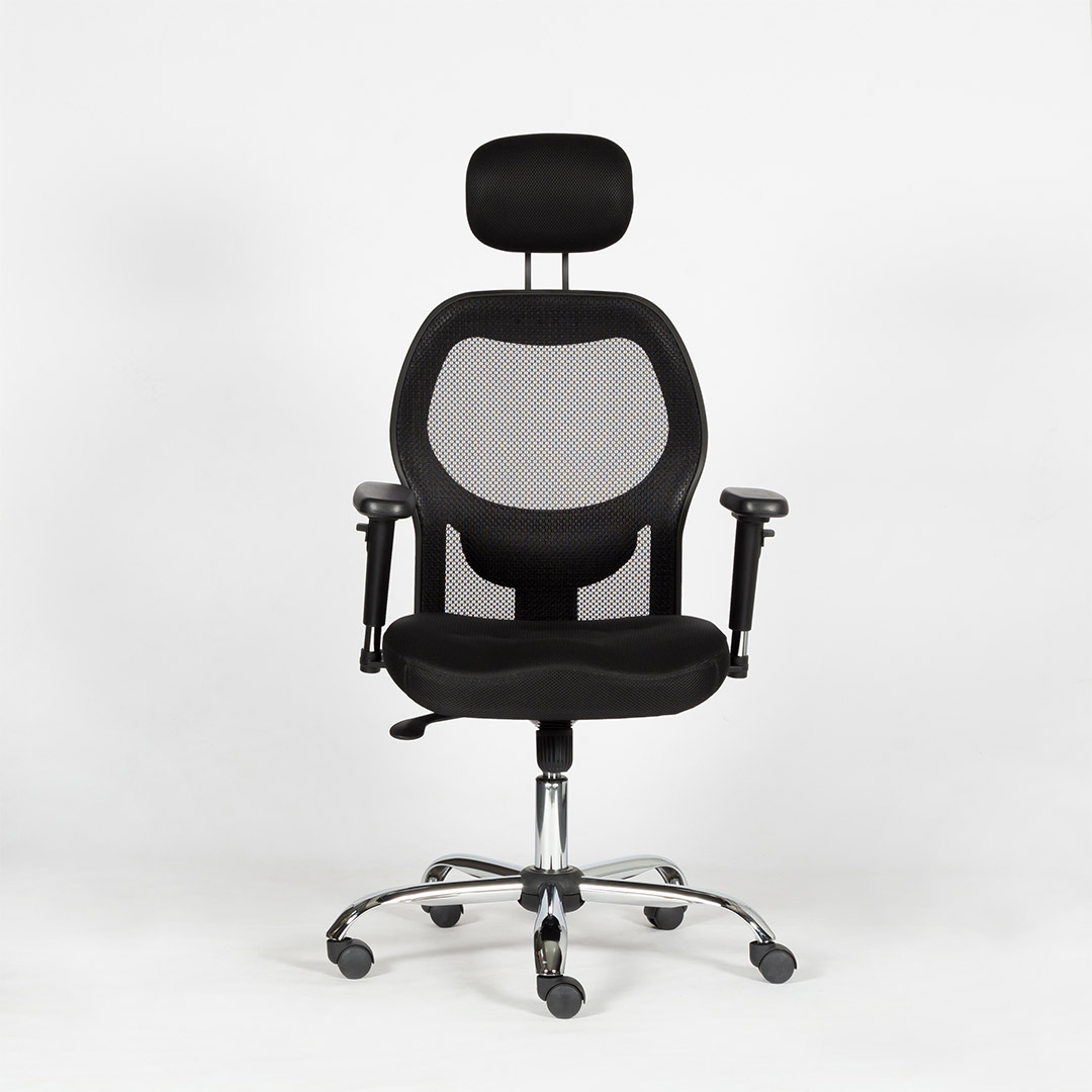 TRESKO Chaise de Bureau Ergonomique, Fauteuil Confortable avec Apui-tête,  Soutien Lombaire