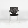 829 Chaise Reunion Filet Noir accoudoir