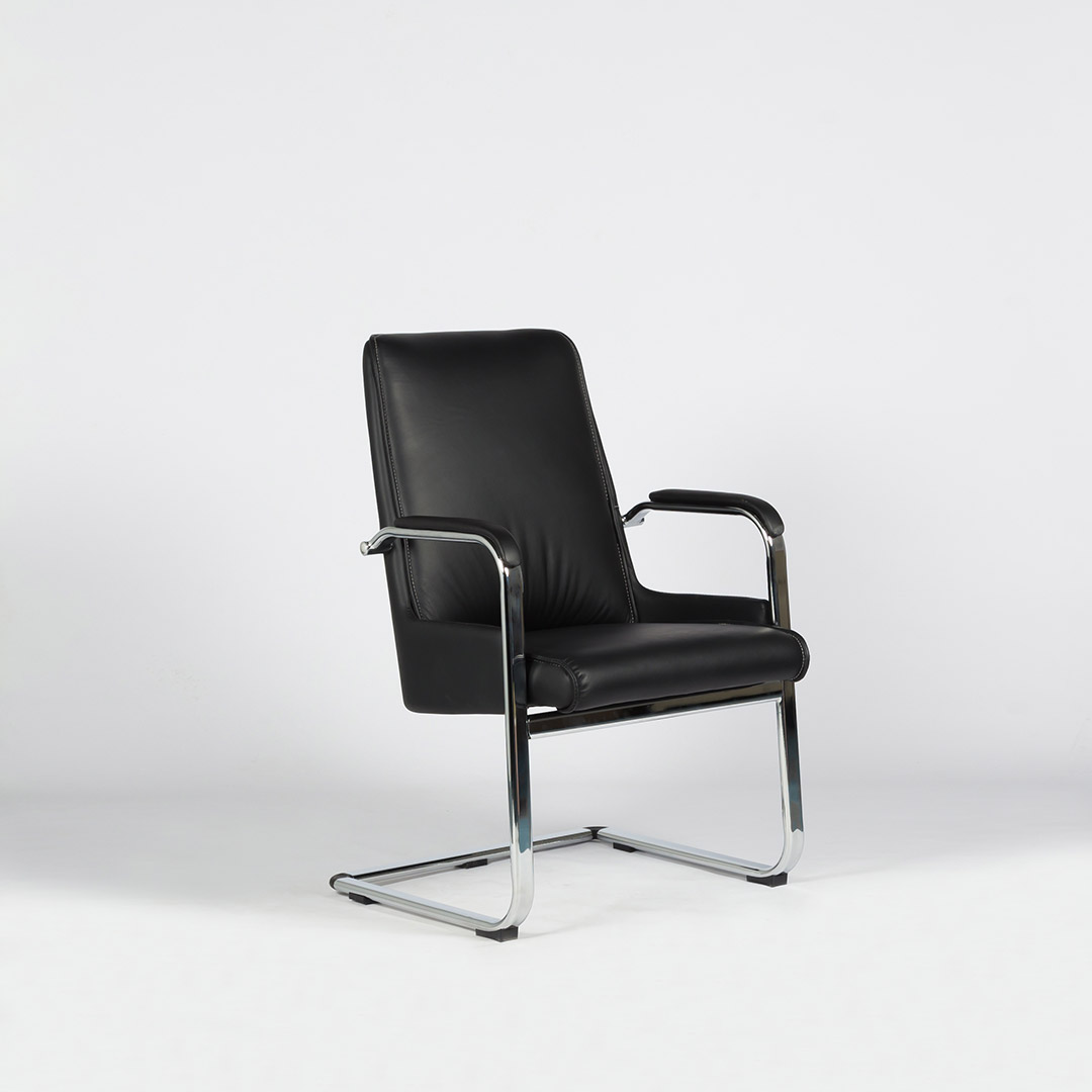 Fauteuil visiteur cuir ROME bureau de direction - Burostock