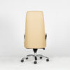 Rome Fauteuil Direction Cuir Chrome Fonctionnel