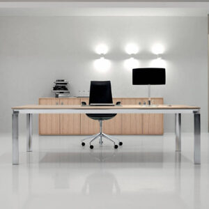 Bureau de direction design Han finition chêne fil