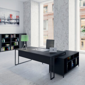 Bureau de direction style industriel Savannah noir