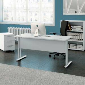 BUREAU DROIT COMPACT 120X60 HETRE - BuroStock Réunion