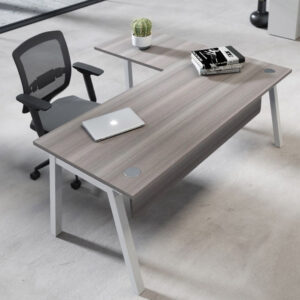 BUREAU DROIT COMPACT 120X60 HETRE - BuroStock Réunion