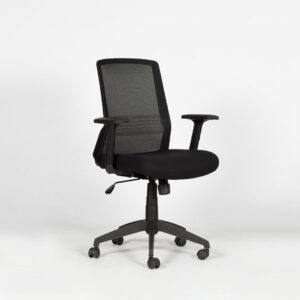 Chaise de bureau ergonomique Novello coloris noir