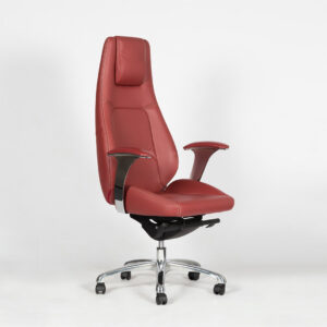 Fauteuil de direction design Modena rouge