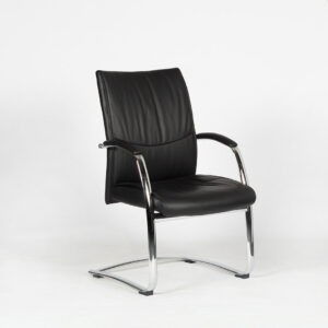 Fauteuil visiteur en cuir 350