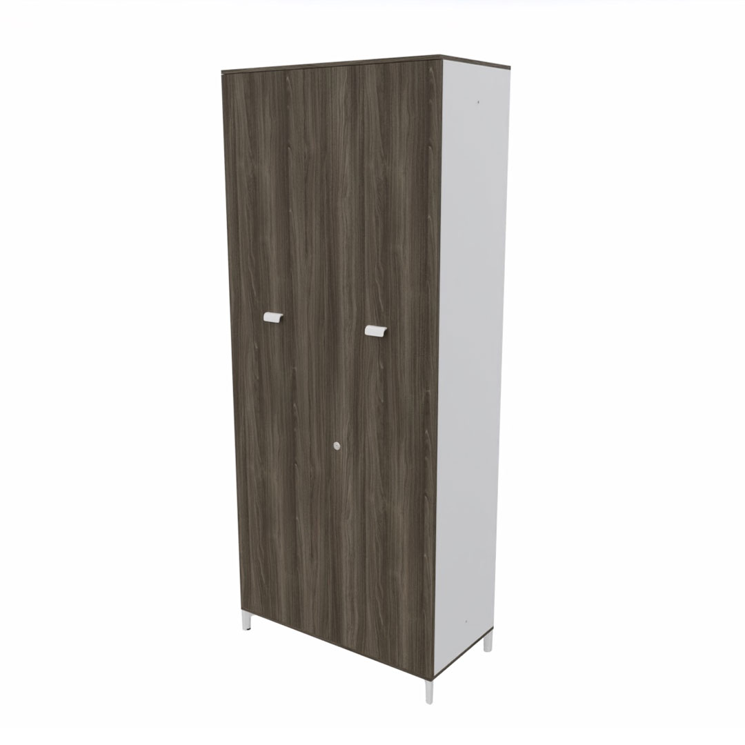 armoire à portes battantes avec cloison de séparation incl. 4 étagères  acheter