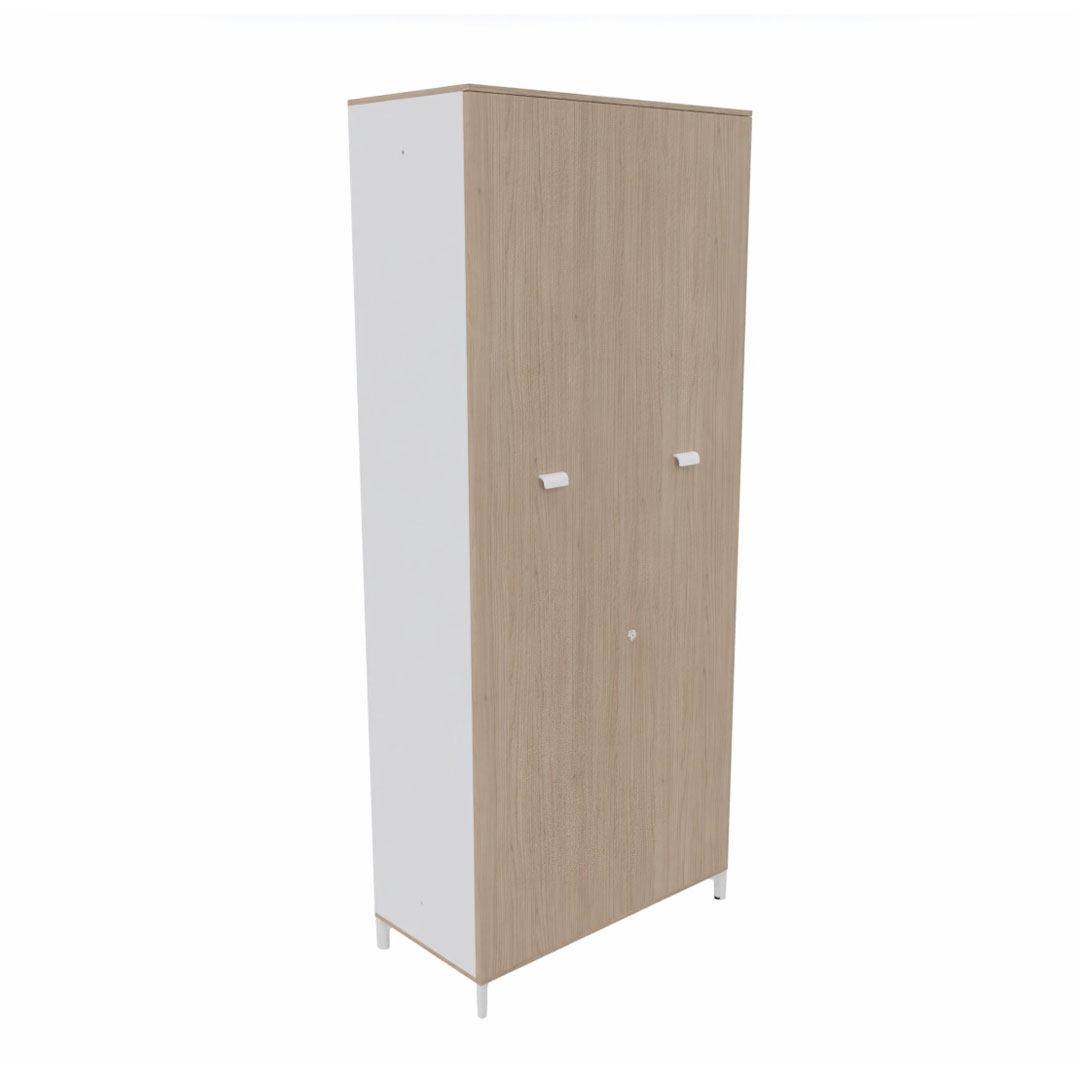 Armoire bureau portes battantes H201 cm QUIETUDE - Burostock