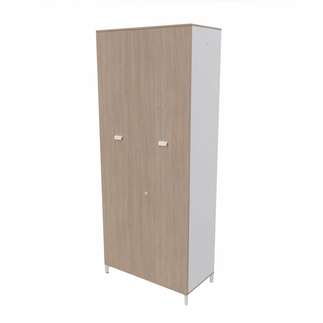 armoire à portes battantes avec cloison de séparation incl. 4 étagères  acheter