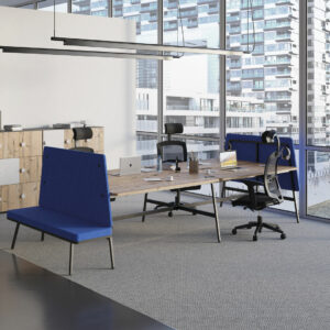 Bureau Bench Ohio Timber avec élément de départ et élément suivant