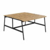 Bureau Bench Ohio Timber avec pieds trapèze noirs