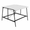 Table haute carrée Ohio Blanc