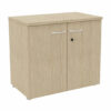Armoire de bureau portes battantes 72 x 80 cm QUIETUDE finition Chêne fil
