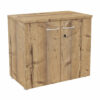 Armoire de bureau portes battantes 72 x 80 cm QUIETUDE finition Timber