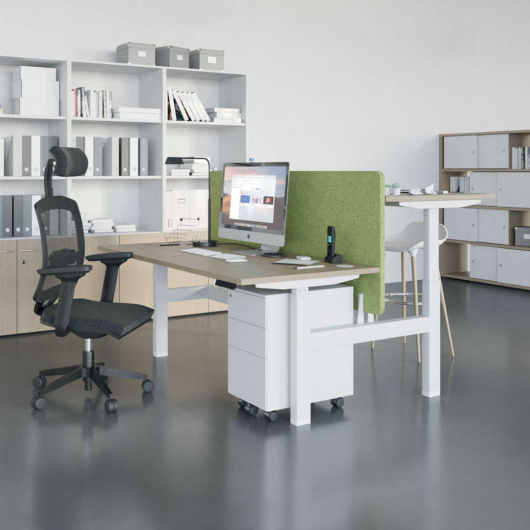 Goulotte pour bureau bench pratique