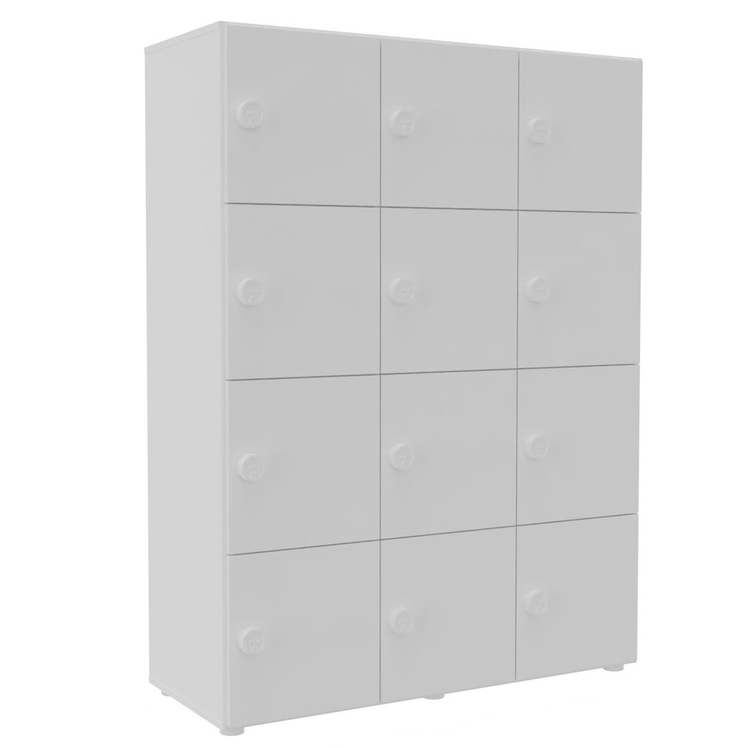 Casier de bureau 12 cases portes standard SIMPLY - Burostock