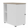 Caisson hauteur bureau OPENBOX blanc argile