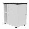 Caisson hauteur bureau OPENBOX blanc noir