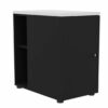 Caisson hauteur bureau OPENBOX noir blanc