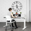 Bureau ergonomique assis debout ELEKTRO - position assise