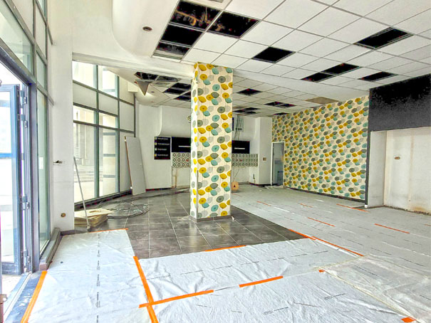 Open space travaux aménagement