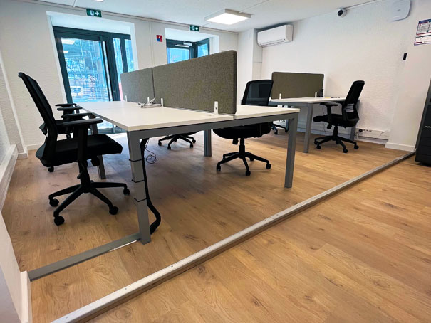 amenagement bureau collaboratif