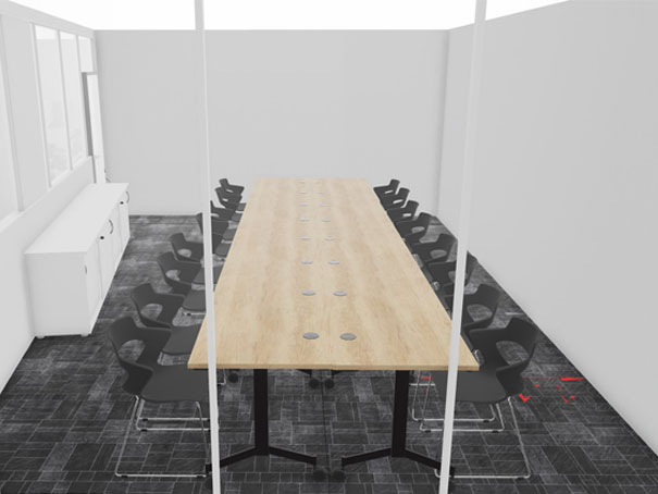 plan 3D aménagement salle cours