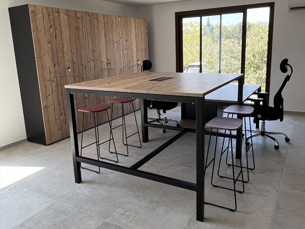 amenagement table haute