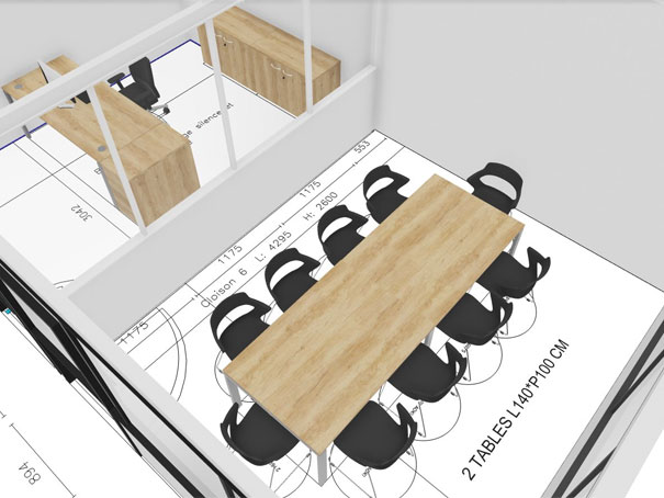 plan 3d amenagement salle reunion