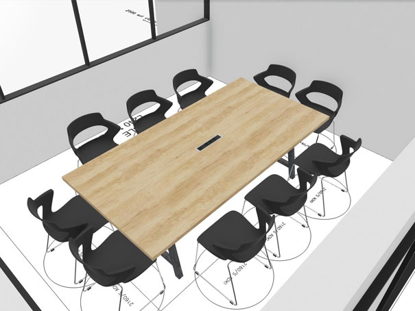 plan 3d amenagement salle reunion
