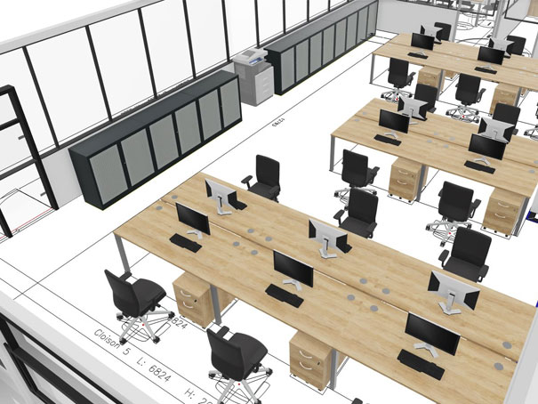 plan 3d open space