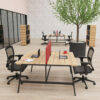 Bureau Bench 2 personnes OHIO plateaux Timber
