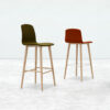 Tabouret haut pieds bois Tom - Burostock.fr