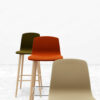 Tabouret haut pieds bois Tom - Burostock.fr