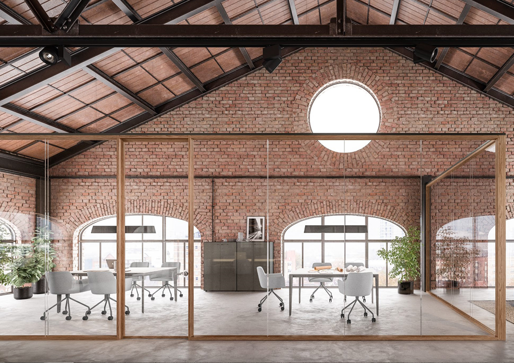 bureau industriel quadrifolio