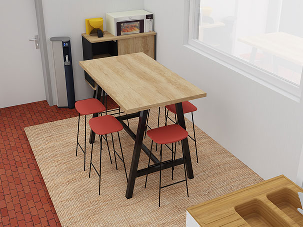 amenagement cuisine plan 3d