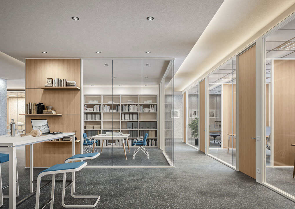 bureau moderne quadrifoglio