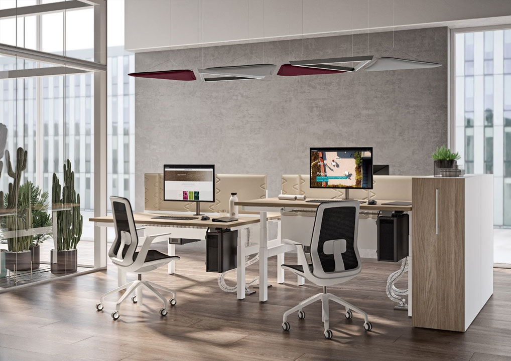 bureau moderne quadrifoglio
