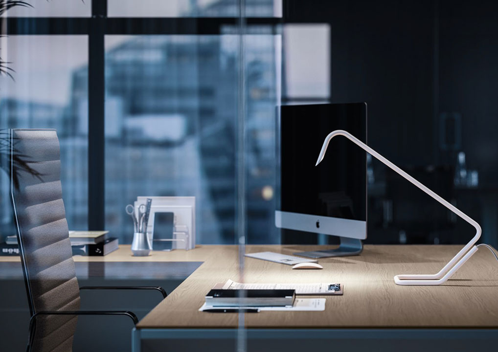 lampe bureau moderne quadrifoglio