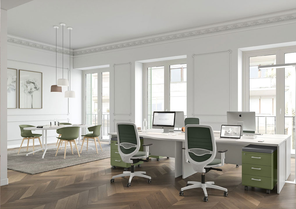 mobilier bureau professionnel moderne quadrifoglio