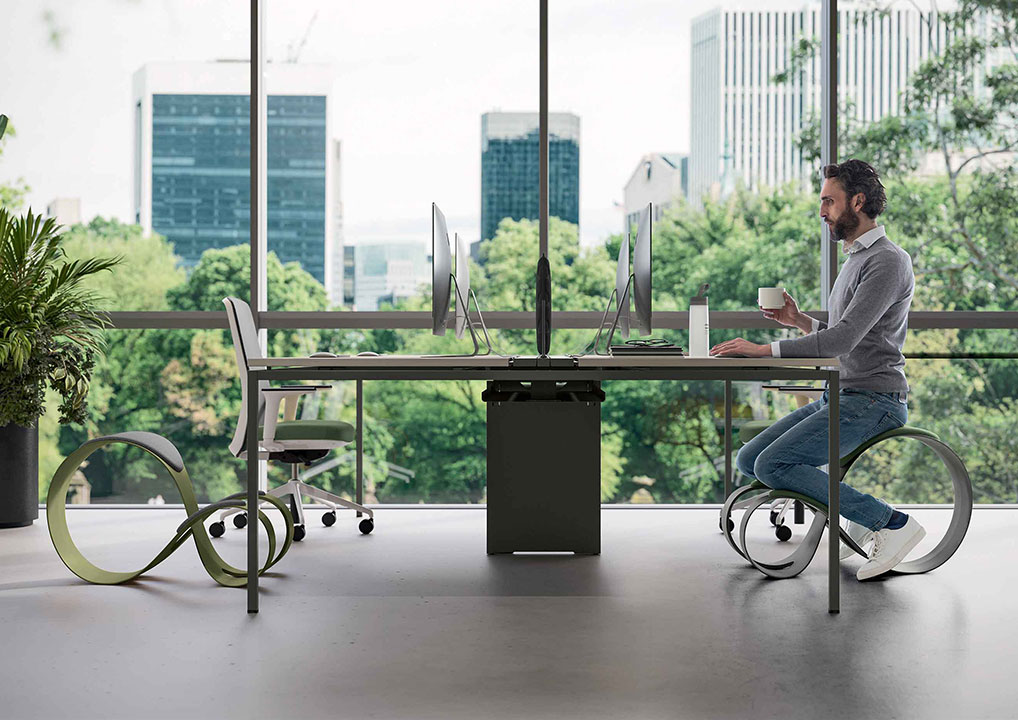 chaise ergonomique ultra design quadrifoglio