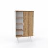Armoire haute OHIO -Timber - Blanc