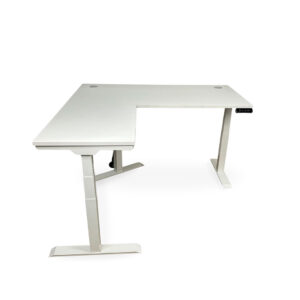 Bureau ergonomique assis debout avec retour ELEKTRO