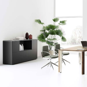 Rangement design avec bibliothèque intégrée CHARME