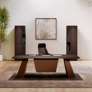 Bureau de direction avec effet marbre CLASSY